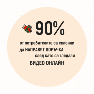 Видео маркетинг - 90 % от потребителите са склонни да направят ПОРЪЧКА след като са гледали видео онлайн | Webselo.com™ – Уебсайтове, онлайн магазини и дигитален маркетинг Видео маркетинг за повече ПОРЪЧКИ
