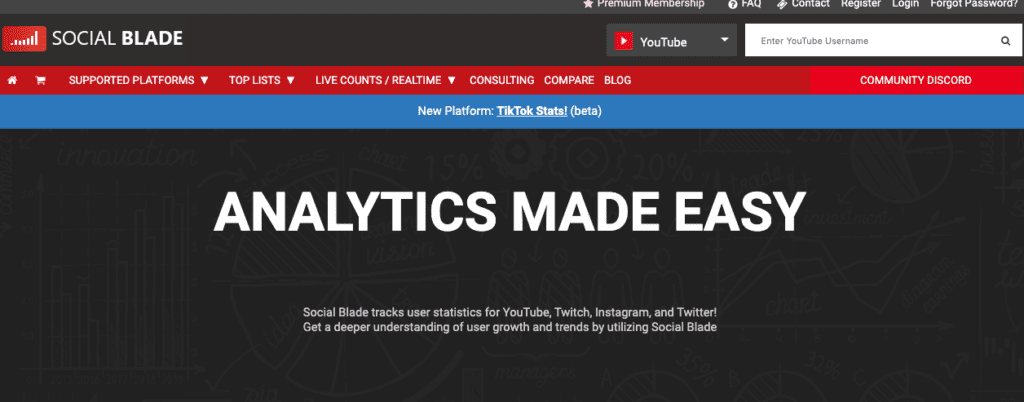 анализ на конкуренцията с social blade | Webselo.com™ – Уебсайтове, онлайн магазини и дигитален маркетинг анализ на конкуренцията с social blade