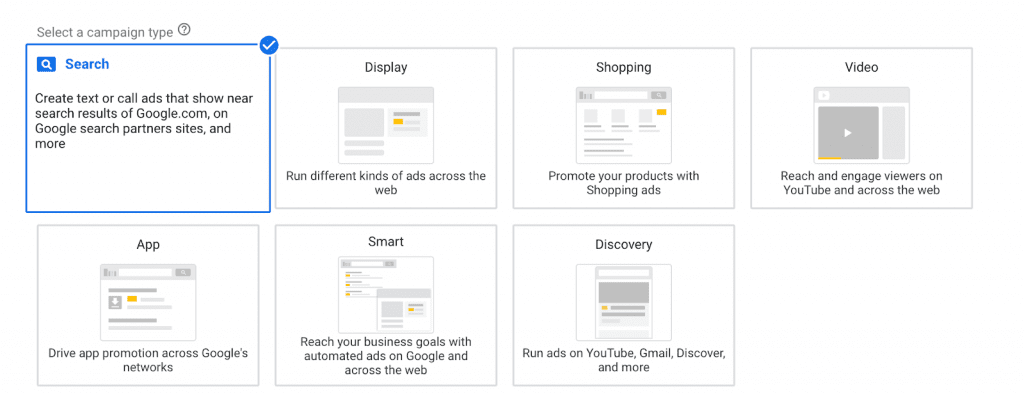 гугъл адс кампании, видове google ads кампании | Webselo.com™ – Уебсайтове, онлайн магазини и дигитален маркетинг вид кампании в гугъл адс