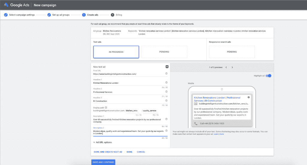 създаване на текстова реклама в google ads, гугъл адс реклама | Webselo.com™ – Уебсайтове, онлайн магазини и дигитален маркетинг създаване на рекламна група, рекламни послания в google ads