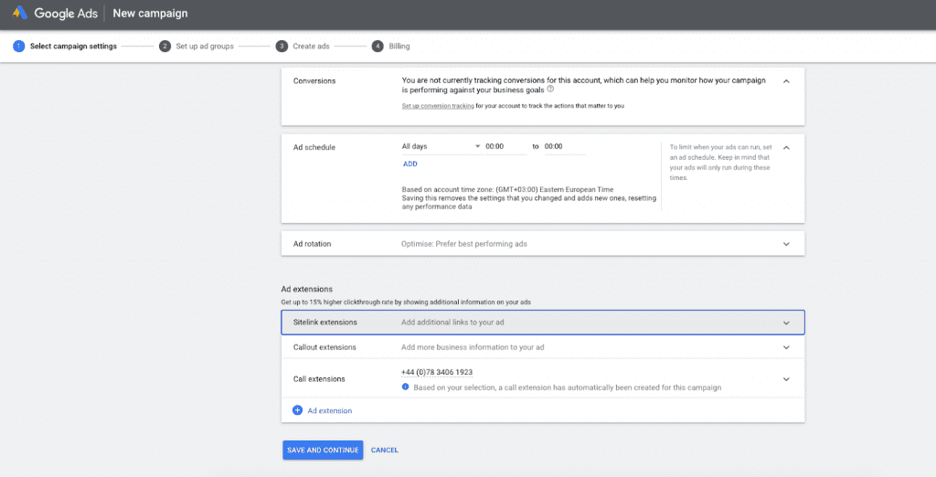 campaign settings google ads, настройки на гугъл адс кампания | Webselo.com™ – Уебсайтове, онлайн магазини и дигитален маркетинг настройни на ниво кампания в гугъл адс, google ads campaign settings