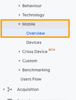 mobile overview, google analytics мобилни устройства | Webselo.com™ – Уебсайтове, онлайн магазини и дигитален маркетинг мобилни устройства в гугъл аналитикс