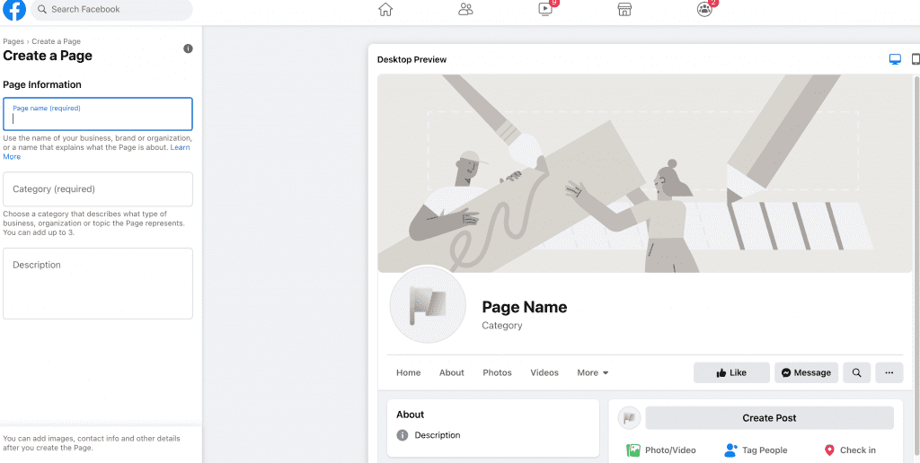create a facebook page | Webselo.com™ – Уебсайтове, онлайн магазини и дигитален маркетинг създаване на страница във фейсбук