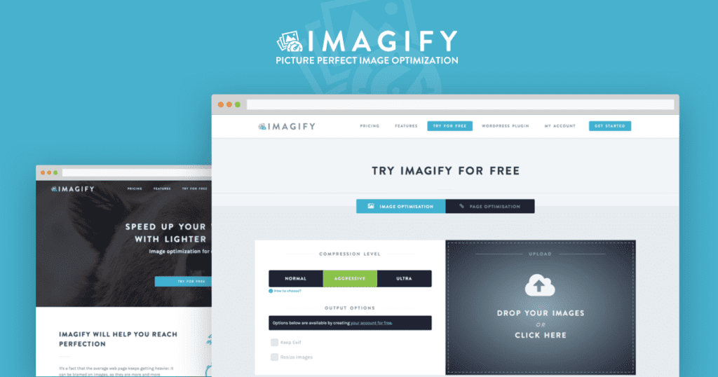 Imagify плъгин за оптимизация на изображения | Webselo.com™ – Уебсайтове, онлайн магазини и дигитален маркетинг Страници от сайта на плъгина Imagify за оптимизация на изображения във формат webp