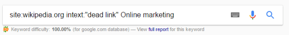 Wikipedia dead anchor link - by webselo