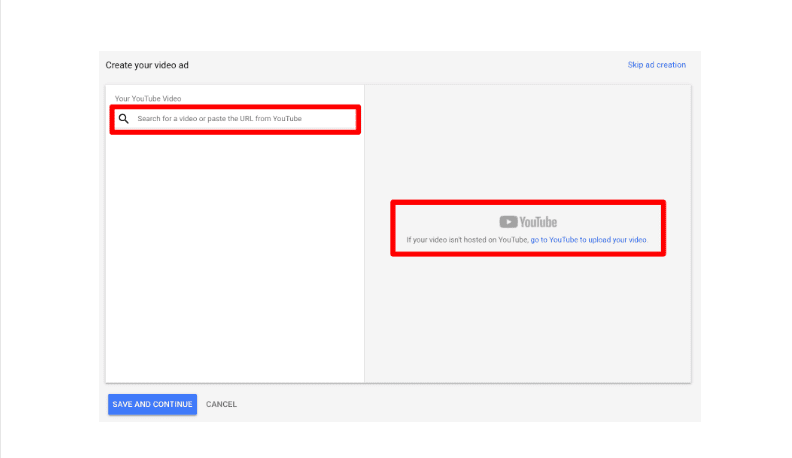 селектиране на youtube видео - google ads