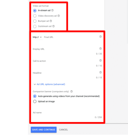 Конфигурация на Video Ads: формати