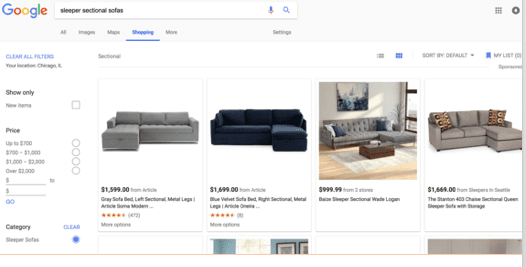 продуктови снимки google shopping