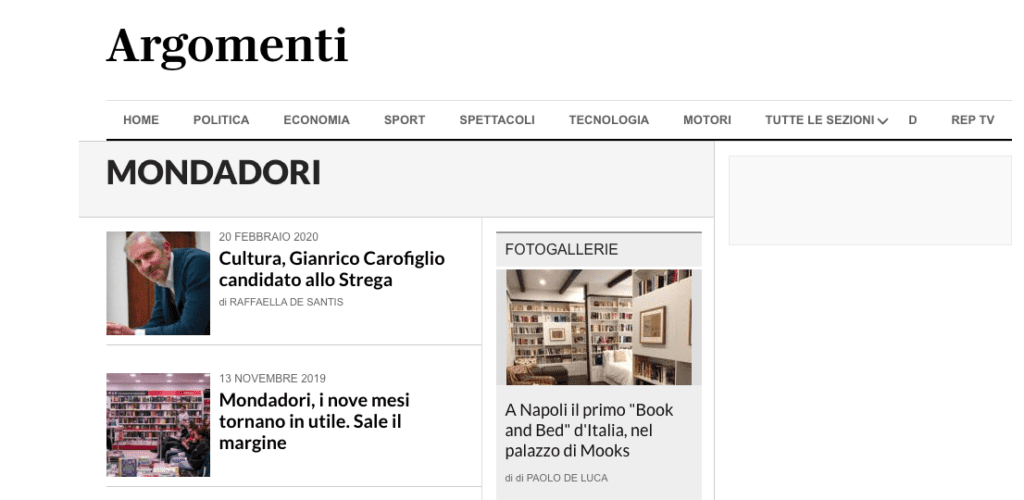 Mondadori La Repubblica.it