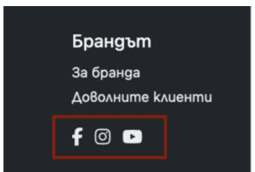 футър социални иконки
